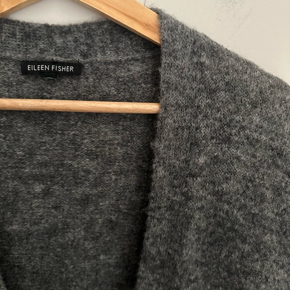 Eileen fisher $395 button down Alpaca knit cardigan size XL - Picture 6 of 10
